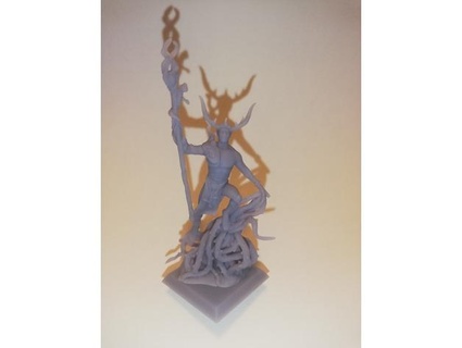 wood elf mage - autumn oracle kyte22 3d print model - Mito3D