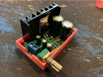 case comimark tda2050 mono audio power amplifier board tenbosch 3d print model - Mito3D