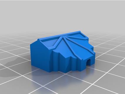 cresta cubo 2 pulgada villarddehonnecourt 3d print model - Mito3D