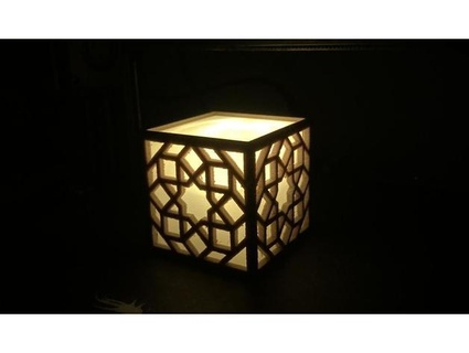 oriental lámpara ligero caja bolsa leche pato 3d print model - Mito3D