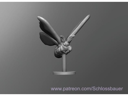 moth schlossbauer 3d print model - Mito3D