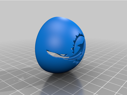 miami dolphins golf ball marker evanwhittaker 3d print model - Mito3D