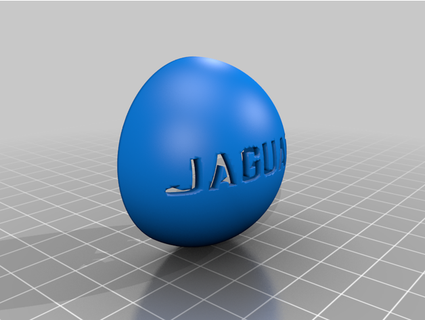 jacksonville jaguars golf ball marker evanwhittaker 3d print model - Mito3D