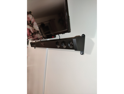 lg sj3 soundbar wall mount bracket xanderzone2017 3d print model - Mito3D