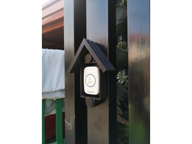 door bell housing lockedkey 3D print model - Mito3D