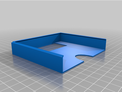ender 3 pró slide on retaguarda tela cobrir bainha salada 3d print model - Mito3D