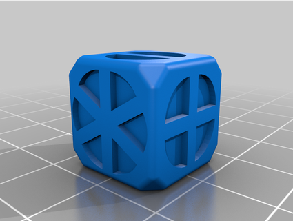 visual balanced dice erpeler 3d print model - Mito3D