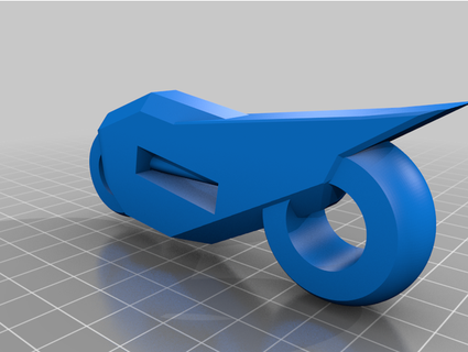 futurista moto gasóleo 3d print model - Mito3D