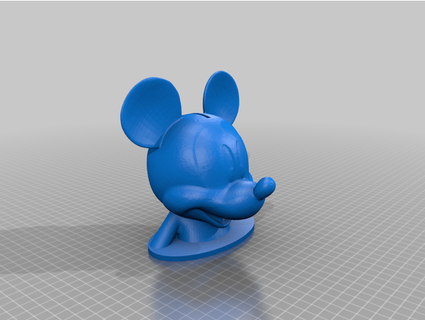 mickey mouse piggy bank surfer446 3d print model - Mito3D