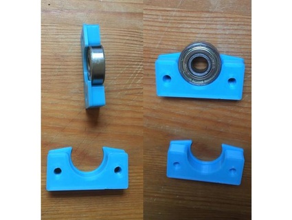 608 bearing holder spool testytest1 3d print model - Mito3D