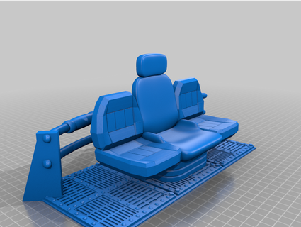 tardis seat mathias42 3d print model - Mito3D