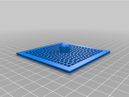 aquarium mesh feeding hatch sylvainrob 3d print model - Mito3D