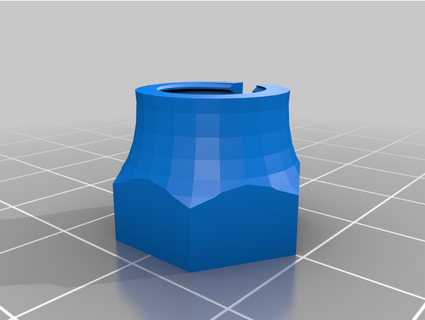 fluxo refrigerante arredondado noz murmurar famalgosner 3d print model - Mito3D