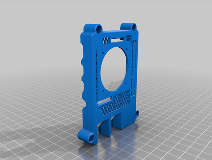 pi case slotted remix jarkyman 3d print model - Mito3D