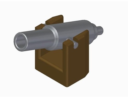 caoutchouc bande canon Shakinbakin 3d print model - Mito3D