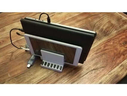 usb key holder 14 slots charging dock tablet smartphone 4 ardennes3d 3d print model - Mito3D