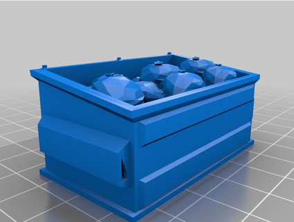 contenedor basura hueco juez 3d print model - Mito3D