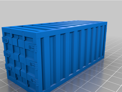 boş konteyner büyüyecek ölçek hakim 3d print model - Mito3D