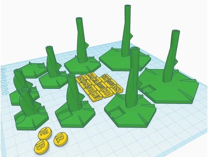 hex voar carrinhos espaço frotas bilhão Sóis dcmolina 3d print model - Mito3D