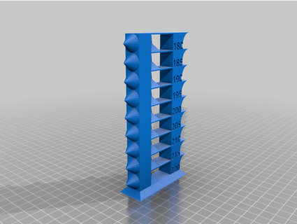 jgaurora a5s a5 a1 temperatura torre prueba 180 220 5 3d print model - Mito3D