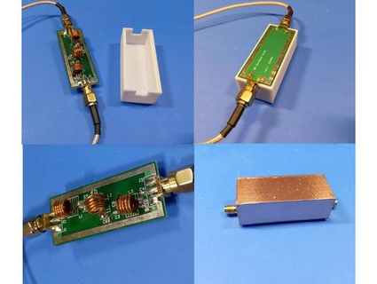 2m band pass filter case shielding ik1xpv 3d print model - Mito3D