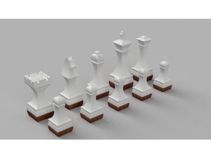 échecs carré phifr 3d print model - Mito3D
