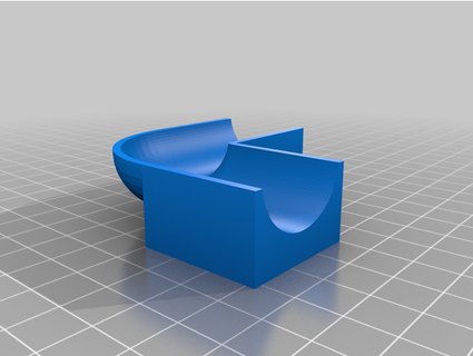 duplo compatible mármol correr esquinas flotar 3d print model - Mito3D