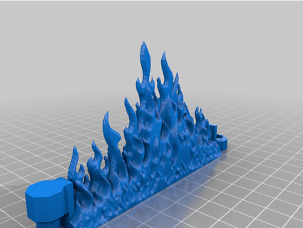 starlink dungeonsticks wall fire spell effect agomezdelmoral 3d print model - Mito3D