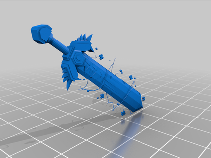 roblox rb batallas espadas foxflame1 3d print model - Mito3D