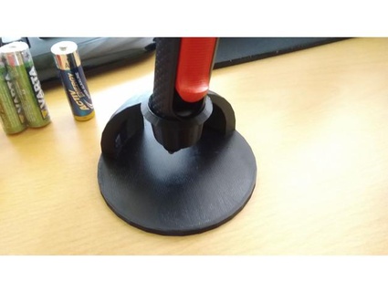 bosch gluey glue gun holder half-dome dacccs 3d print model - Mito3D