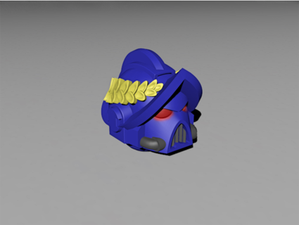 espaço conquistador capacete maksimv13 3d print model - Mito3D