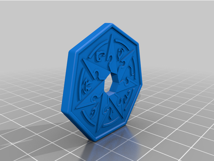 sihedron madalya jdiwnab 3d print model - Mito3D