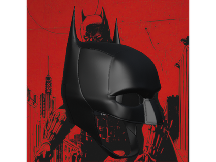 batman 2021 inspired helmet budwin 3d print model - Mito3D