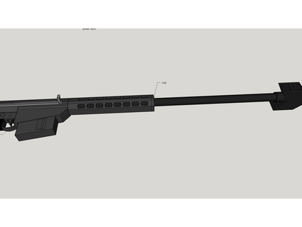 barrett 82 sniper rifle 1 prop jbelux 3d print model - Mito3D