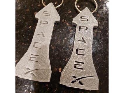 sn10 spacex starship keychain andystechgarage 3d print model - Mito3D
