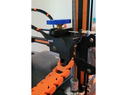 ender 3 v2 drag chain extruder mount jogged link penitenthollow 3d print model - Mito3D