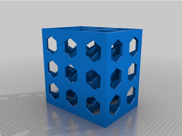 anpassbar Speisekammer Regal Cubbies wickeln Boxen 3D print model - Mito3D