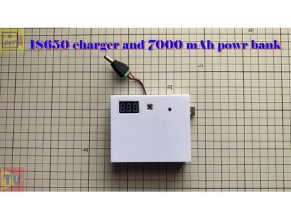 18650 recharger 7000 mah Puissance banque zhwang168 3d print model - Mito3D