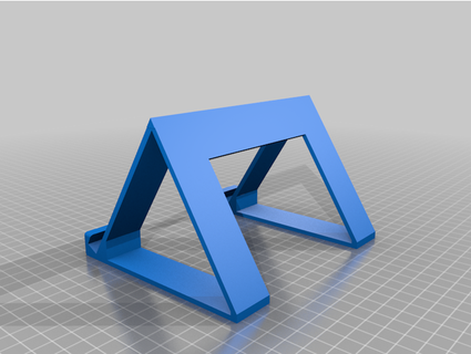 tilted tablet stand mebro2020 3d print model - Mito3D