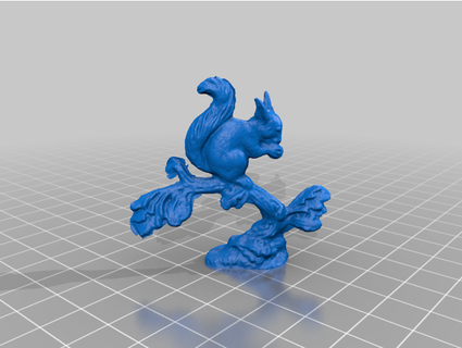 scoiattolo gdr ddr figurina 3d scansione openscan 3d print model - Mito3D