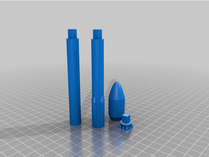falcon 9 model rocket joshvdv 3d print model - Mito3D