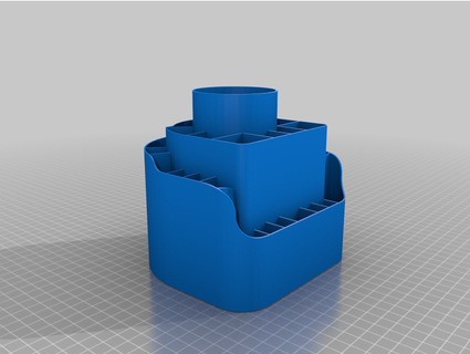 rotating tool caddy lazy susan bearings doiturselfer 3d print model - Mito3D