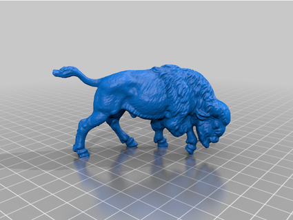 buffalo 3d scan openscan 3d print model - Mito3D