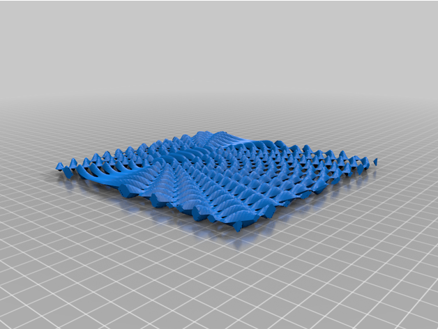 quantum physics waves illustration zoon1234micron 3D print model - Mito3D