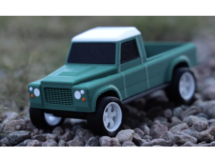 land rover defender - fully 3d printable soarpix 3d print model - Mito3D