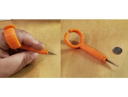 Finger Schleife Hobby Messer theviraldiy 3d print model - Mito3D