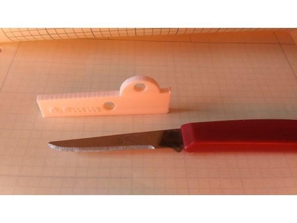 lâmina cobrir bainha mimado chefe cozinha emparelhamento faca safety drusin1 3d print model - Mito3D