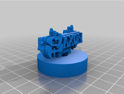 saxon vinyl spacer airsnuss 3d print model - Mito3D