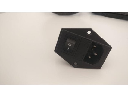 c14 fused socket iec320 elfhelm 3d print model - Mito3D