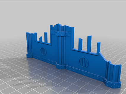 setor imperialis ruína vertical 3d print model - Mito3D